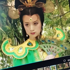日本购西游记孔雀公主同款服装孔雀f舞大摆裙