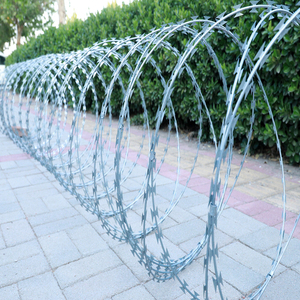 刀片刺绳刺网防盗网防盗带刺铁丝网围栏围墙防盗刺绳网不锈钢隔离