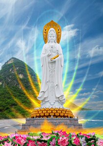 南海观音钻石画圆钻