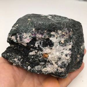 天然稀有绿云母大块原石原矿矿物晶体标本