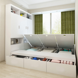 床衣柜一体成品