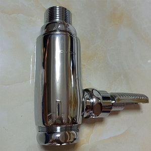 九牧全铜脚踏式便池冲水阀立式脚踏大便阀8410-003进水1寸冲洗阀