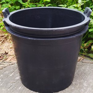 农用粪桶牛筋桶加厚圆形蜜蜂尿桶生活装水家用农村工地用水泥灰浆