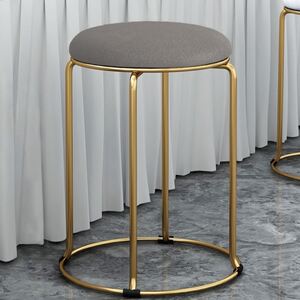 叠放房间圆凳子商用坐椅易铁艺饭店板凳北欧时尚男装店3343317546