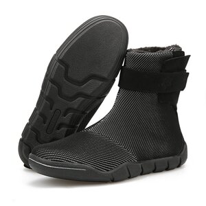 诺凡希 冬季户外加厚加绒保暖雪地靴男 东北高帮防水防滑棉鞋潮男