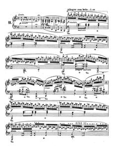 肖邦 东风冬风练习曲 op.25 no11 a小调 钢琴谱 带指法带踏板