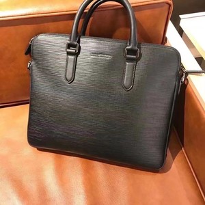 意大利正品特价zegna杰尼亚男士真皮商务公文包双拉链配长肩带