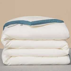 什月谛被子春秋加厚被芯保暖棉被大豆纤维被学生宿舍被褥珍珠白