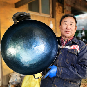章丘铁锅大号炒锅官方旗舰大锅台柴火灶大锅食堂传统老式农家灶台