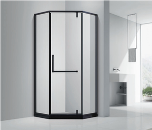 中山泰伦定制淋浴房co-1卫生间浴室隔断洗澡间钻石型不锈钢平开门