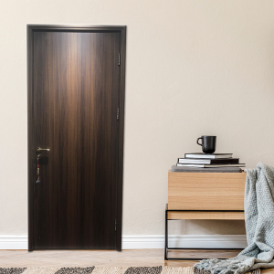 北京春天木门家用办公系列复合实木门家用办公褐色纹理时尚简约