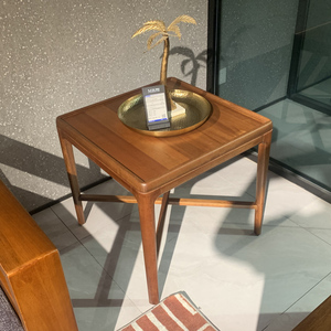 摩卡生活实木斯文漆木角几客厅家具功夫茶桌台长方形简约现代风