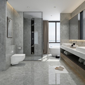 蒙娜丽莎瓷砖新北极灰瓷砖防滑耐磨地砖客厅浴室瓷砖地板砖卧室