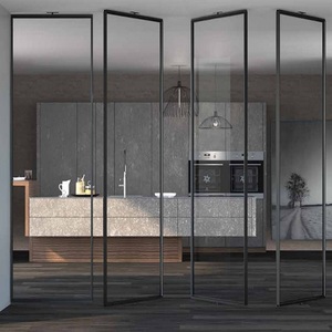 zmkm/芝麻开门极简旋转门窄框折叠门室内门8mm玻璃门阳台门隔断门