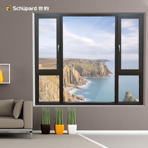 世豹门窗欧伯尼65隐藏式排水节能系统平开窗家用环保现代线下同款