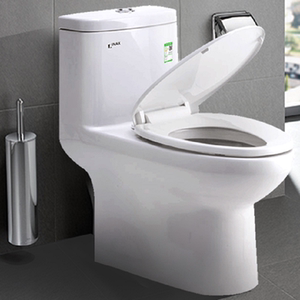 inax日本伊奈卫浴马桶坐便器虹吸连体无缓降盖板卫生间家用座便器