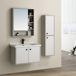 华艺卫浴北欧实木浴室柜简约卫浴面盆卫生间洗漱台洗脸池洗手盆柜