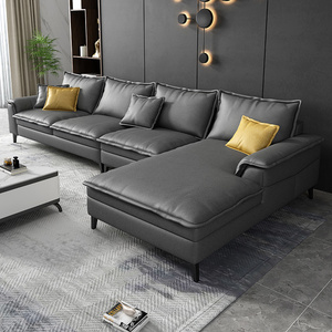 库斯现代时尚简约北欧家用小户型组合可清洗超软布艺沙发沙发订金