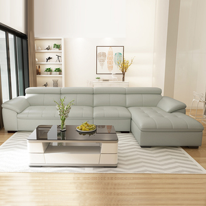 左右 功能沙发 现代客厅整装大小户型组合青灰色 转二件反向 休单
