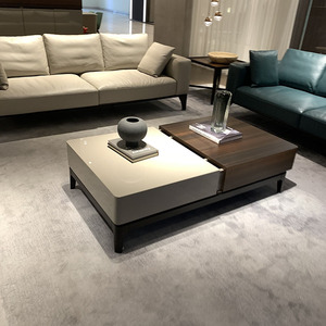 美迪家具 美威科纳系列bk-2915b烟熏橡木茶几时尚简约 成都同城站