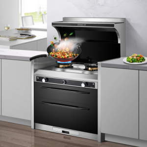 seegeel时哥 g70大吸力集成灶燃气吸油烟机消毒柜上进风蒸烤一体