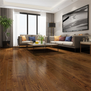 安信实木复合地板 实木拼接强化木质地板 12mm 家用纯实木 白蜡木