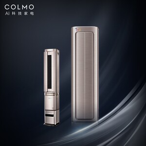 colmo自然新风系统大1.5匹家用变频挂机立式空调kfr-35gw/ca1j-6