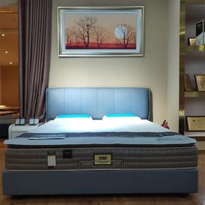 金凯莱床软包床婚床储物床主卧现代简约床垫硬垫懒人小户型双人床