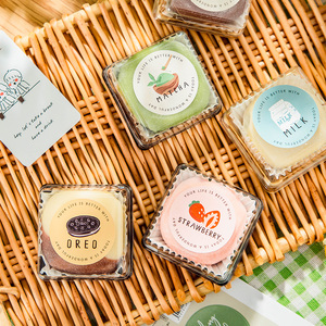 雪媚娘包装盒底托纸托防粘大号盒子模具单个托贴纸雪梅娘打包甜品