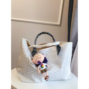 戈雅骧购物袋狗牙女包大容量单肩手提女沙滩旅行袋轻便妈咪子母包