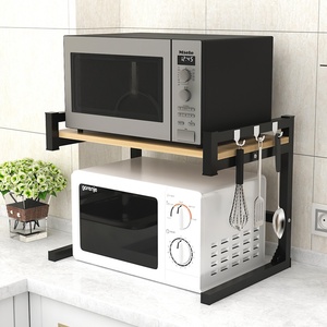 温波炉置物架徽波炉架考箱架子e放微波炉和烤箱架厨房台面调料架