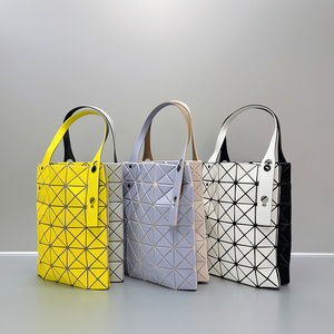 日本BAOBAO 三月限定DUO拼色手提单肩托特购物袋包Tote女双色设计
