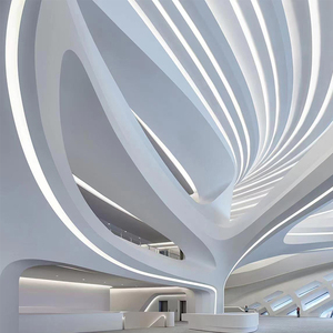 长沙异形预铸式玻璃纤维加强石膏板grg艺术造型包柱墙面吊顶定制