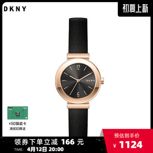 dkny女士腕表 黑金轻奢质感小表盘气质女休闲石英腕表ny2996