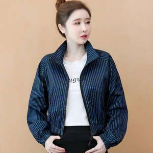 棒球服外套女短款2021秋季新款时尚百搭休闲女士春秋薄款夹克上衣