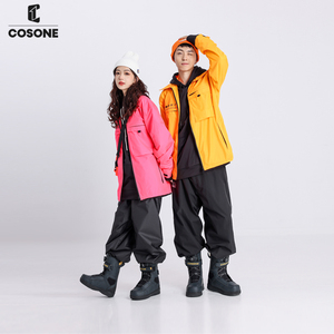 COSONE新款滑雪服滑雪教练夹克男生女生单双板滑雪外套防风防水