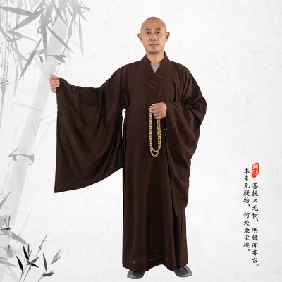 僧服夏季春秋僧装大褂长褂和尚袈裟祖衣出家人僧人衣服男0人付款336