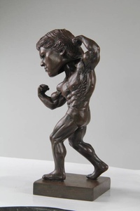 阿诺德斯瓦辛格健美雕像摇头公仔摆件纪念品