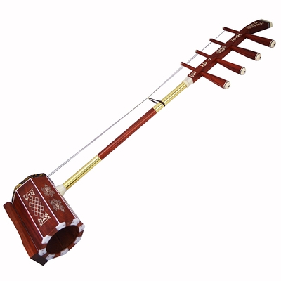 蒙古四胡低音四胡红木铜杆低音四胡拉弦乐器羊s皮四胡厂家配件齐