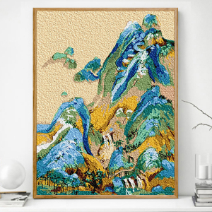 5812人付款天猫时匠x千里江山纸浆画手工diy材料中国风