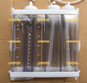 天台双星康生胸腔引流装置单瓶水封瓶胸瓶 yy0583-1300三腔三腔