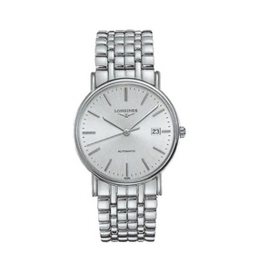 二手 瑞士浪琴瑰丽自动机械男表 背透l4.921.4.72.