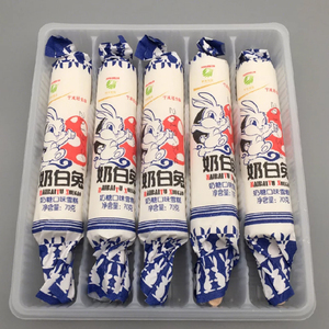 5支牛奶口味-雪露经典奶白兔雪糕冰淇淋冰棒大白兔牛奶糖冰激凌