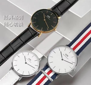 正品欧瑞莲定制手表 dw联名限量时光女表男表时尚腕表