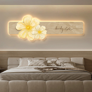 00123人付款天猫创意轻奢卧室床头装饰画nba篮球挂画男孩房带led感应