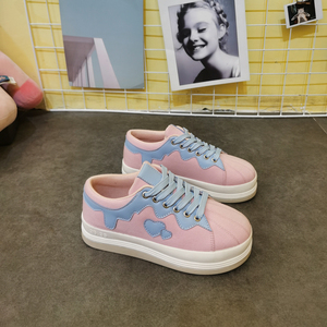原宿可爱风丑萌大头鞋少女日系休闲运动鞋女ins百搭学生跑步鞋潮