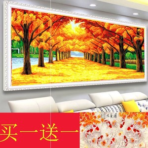 遍地黄金十字绣钻绣