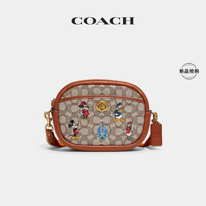 coach/蔻驰女士米奇和朋友们刺绣disney x coach相机包