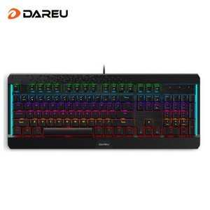 达尔优lk169 机械(青轴/黑轴)游戏键盘电竞全键 绝地求生lol