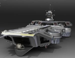 v18神盾局空天航母航空母舰犀牛rhino/c4d/3dmax/maya犀牛模型